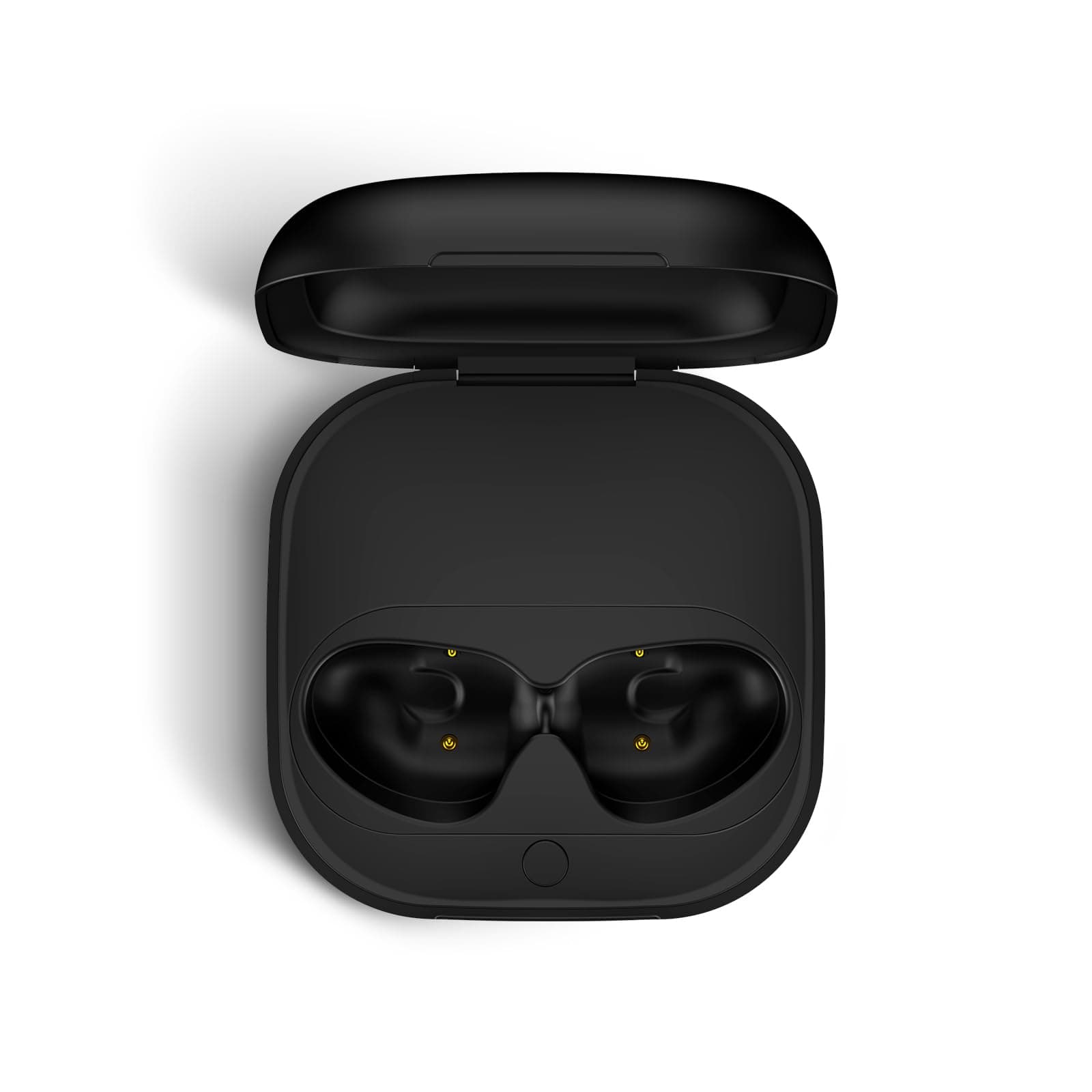 - Jinstyles Wireless Charging Case Compatible for Beats Fit Pro, Portable Charger Case Replacement with Bluetooth Pairing Sync Button, 700mAh Built-in Battery (Not Included Earbuds) (Black)