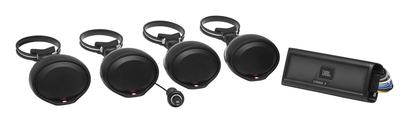 4 Channel Plug and Play Bluetooth amp and 4 speakers