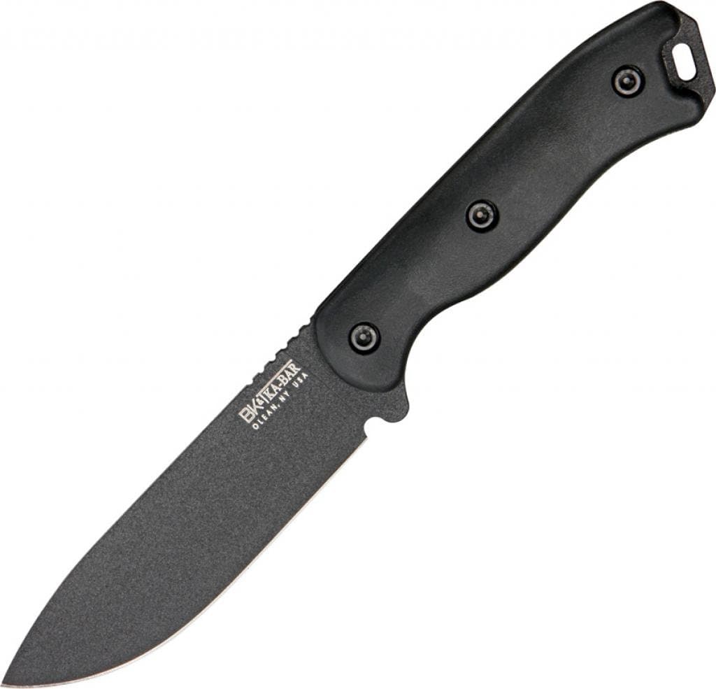 Becker BK16 Short Drop Point Fixed Blade Knife Model 2-0016-8 with Sheath, Compact Outdoor Utility Knife