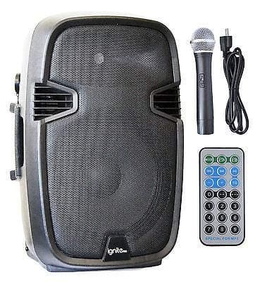 Ignite Pro 12" Pro Series Speaker DJ/PA System/Bluetooth Connectivity 1800W