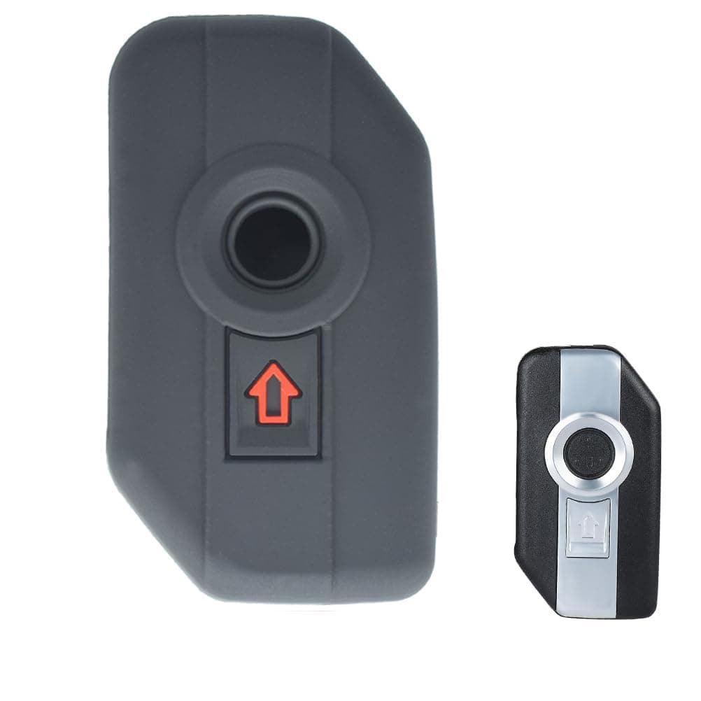 AUTOXBERT Silicone Full Protect 2 Button Remote Control Key Shell Case Fob Cover Skin Holder for Motorcycle F750GS F850GS K1600 K1600GTL R1200GS R1200GS LC ADV R1250GS, 1PC