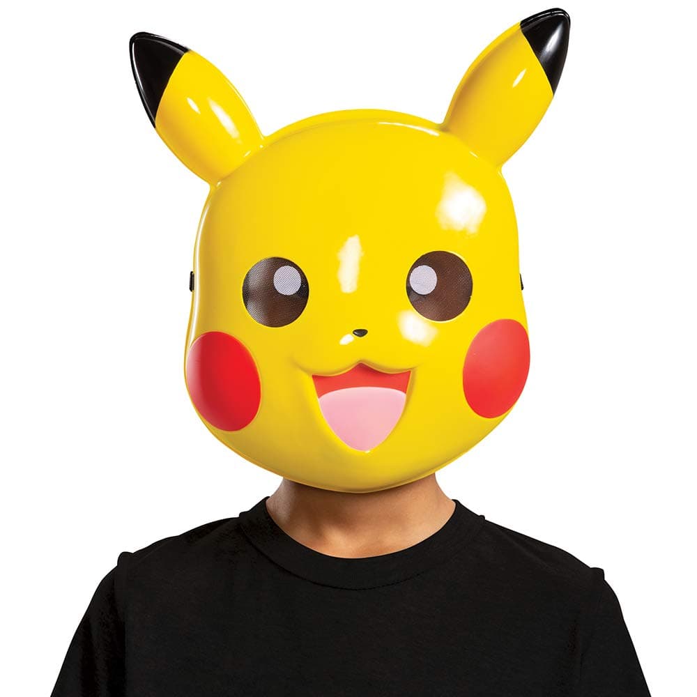 Disguise Pikachu Pokemon Half Mask, Yellow