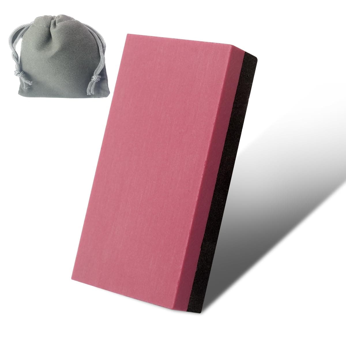 CBRIGHT Small Sharpening Stone,2 in 1 Dual Sided 800#/3000# Combination Pocket-sized Whetstone,Coarse/Fine Polishing Boron Carbide and Red stone (1.97x0.98x0.39inch)