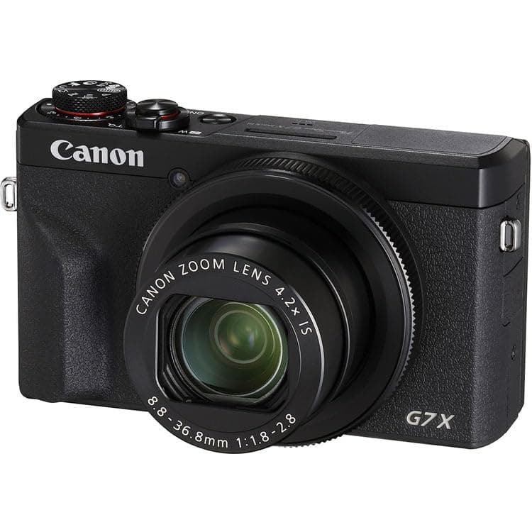 PowerShot G7 X Mark III 20.1MP Digital Point and Shoot Camera, 4.2X Optical Zoom, Black