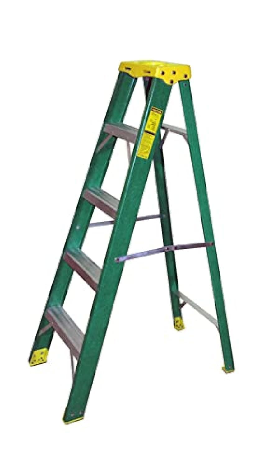 Fibreglass Single Sided Ladder-Plastic Top: Step 5, 1.4m