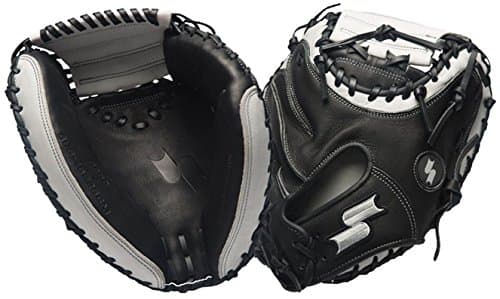 SSK Baseball Edge Pro Mitts, Black/White, 32.5"