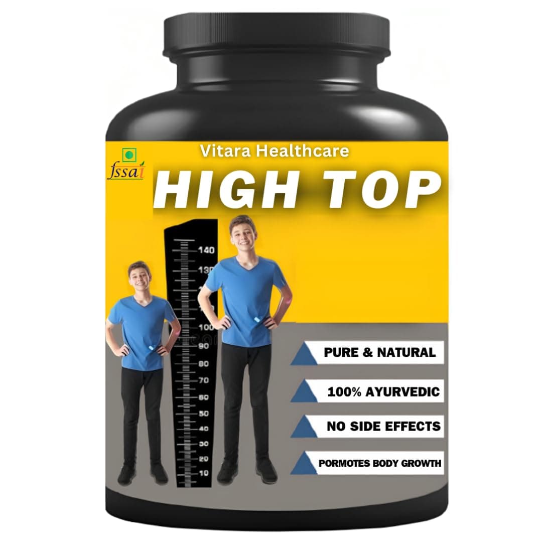 High Top | Height Increasing Height Growth & Height Gain | Capsule | ayurvedic (Pack Of 1)