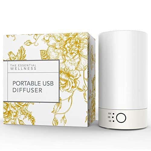 The Essential Wellness USB Oil Diffuser for Aromatherapy and Personal Humidifier – Perfect for Home and Travel
