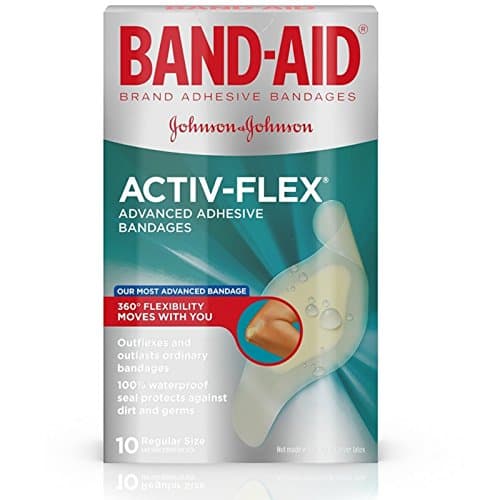 BAND-AID Activ-Flex Bandages Regular 10 Each (Pack of 5)