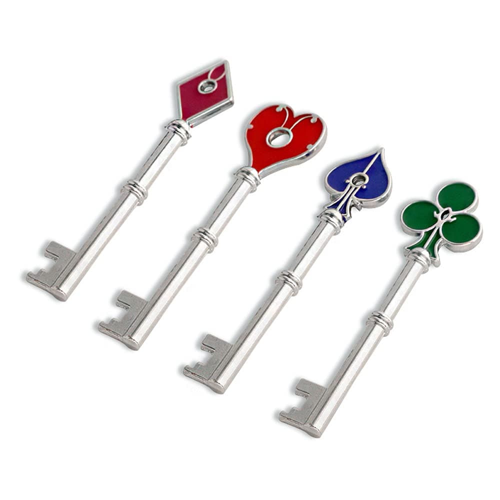 SONGCHANGJEWELRY Game Remake Keys Set - 4 pcs RPD keys Collection Set - for Game Fans, Kids Gift