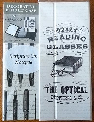 Kindle Case with Notepad & 2-n-1 Stylus - Librarian