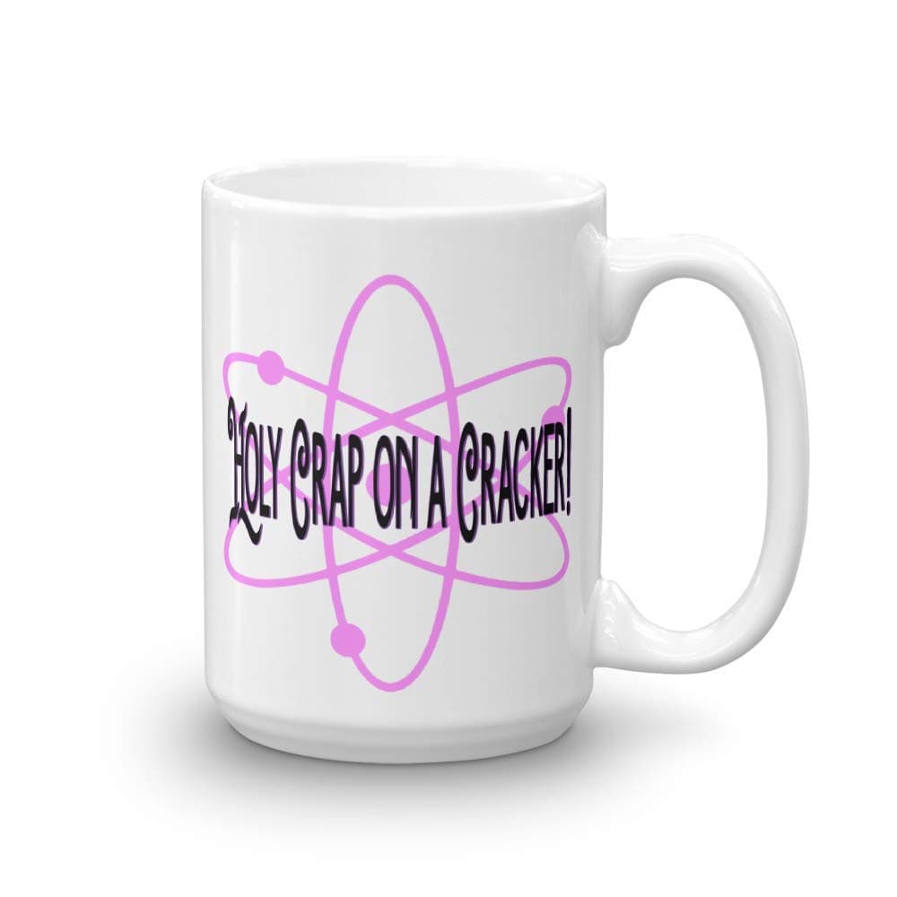 Holy Crap on a Cracker 15 oz Coffee Mug From Big Bang Theory, Funny, Penny Quote, TV, Original Gift Idea from For You By Rose, 8 Different mugs, Make It A Set