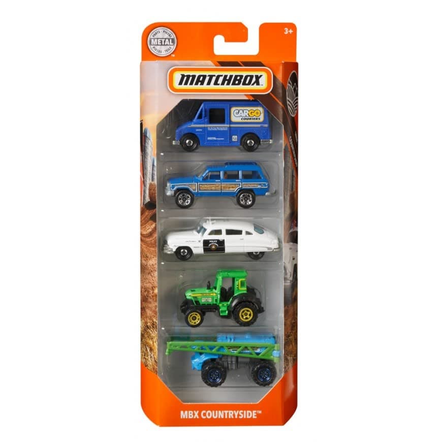 DieCast Matchbox MBX Countryside, 5 Pack (1:64 Scale)