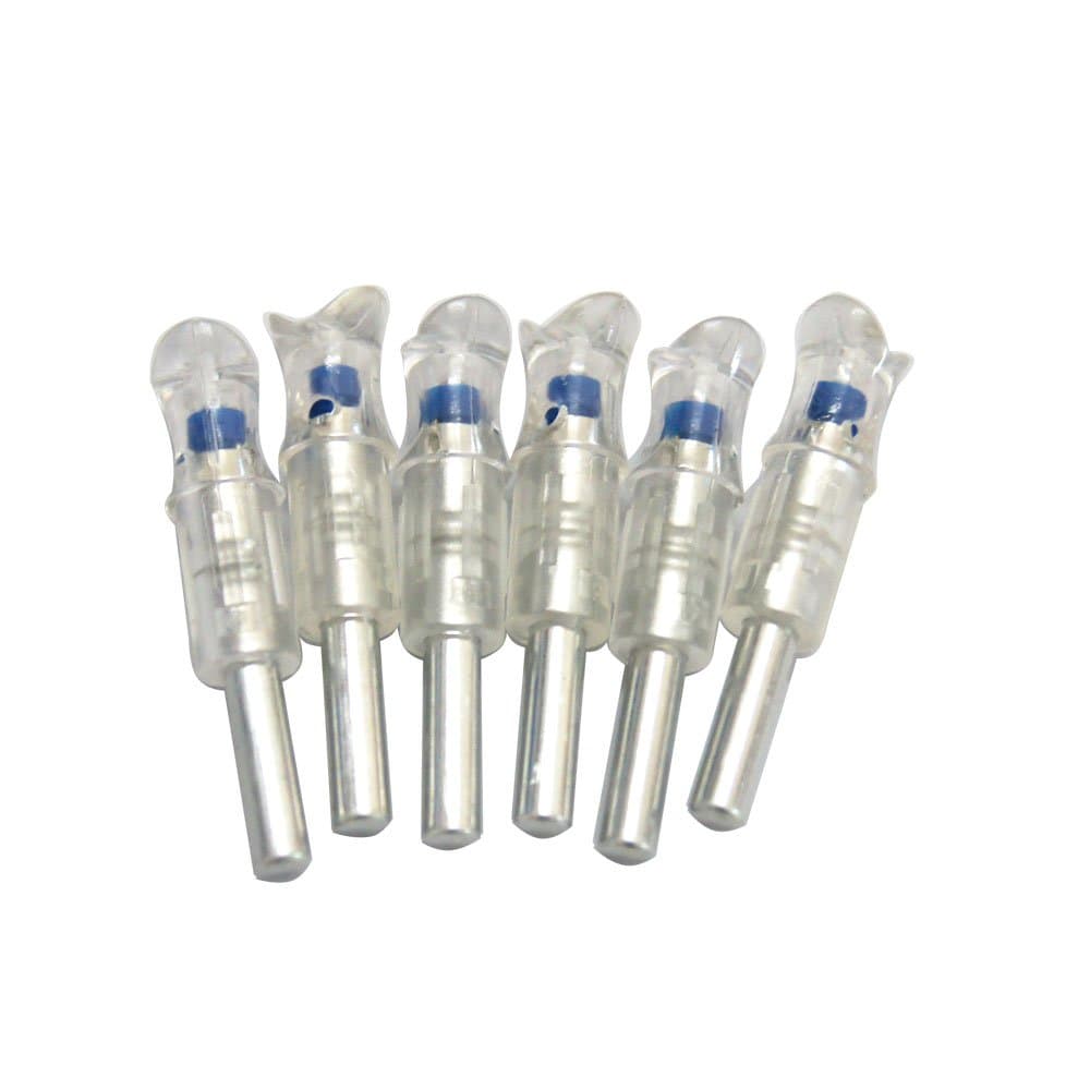 JIEXI HWYP Automatically Bow String Activated Lighted Crossbow Arrow Nocks Pack of 6