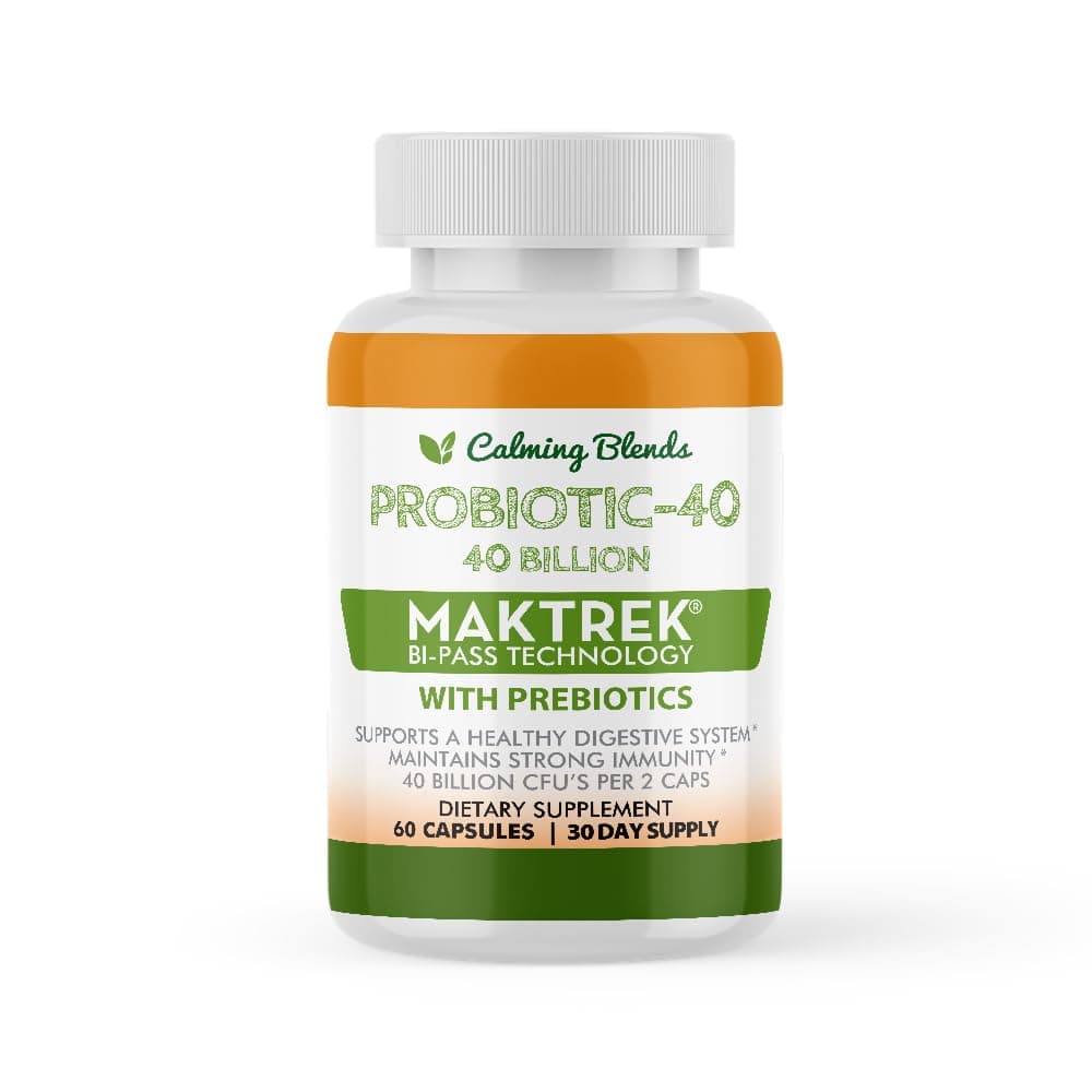 Probiotic, 40 Billion CFU, Bi-Pass Delivery System for Maximum Effectiveness, Shelf Stable, 60 Vegetable Capsules
