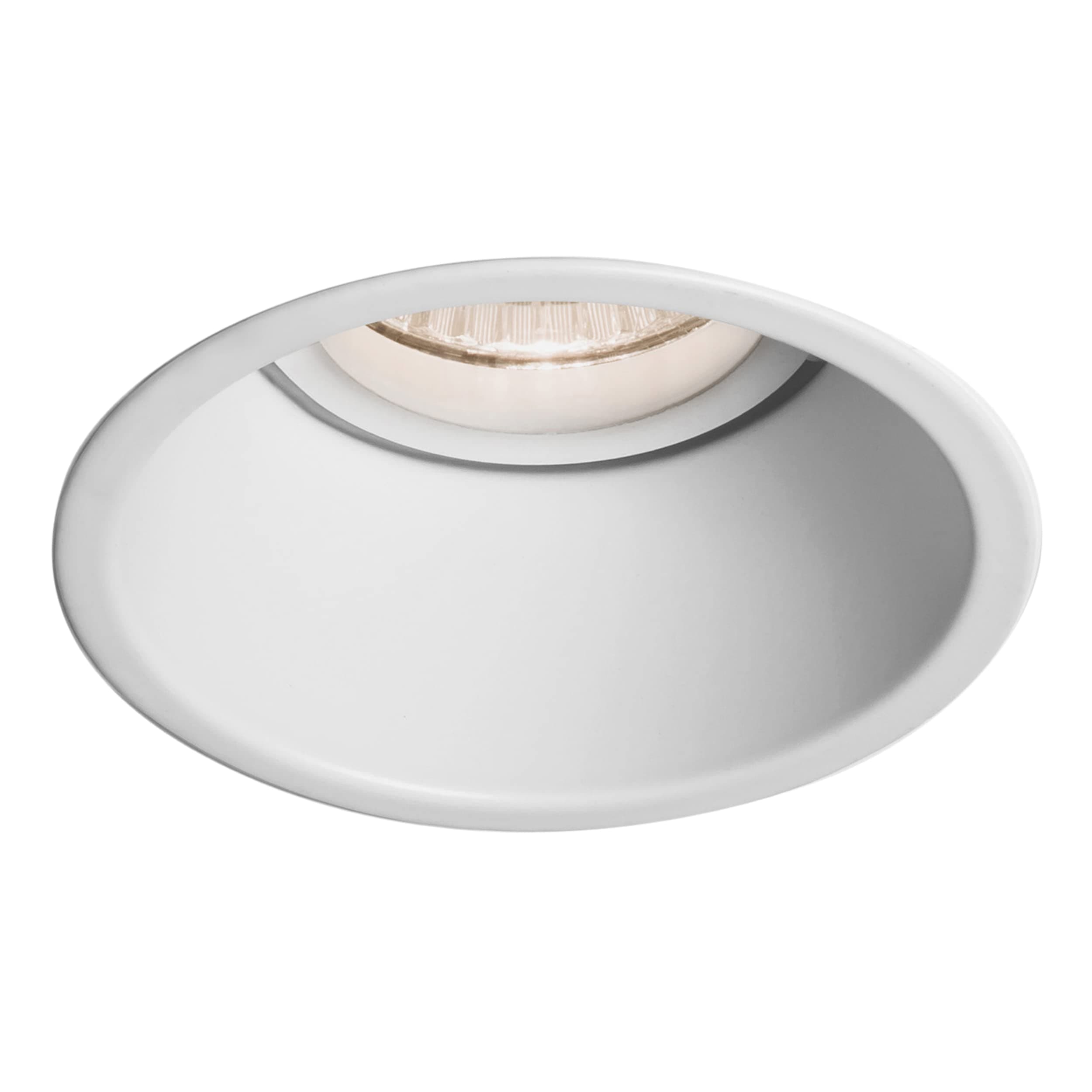 Astro Minima Round Fixed Indoor Downlight (Matt White), GU10 Lamp, Designed in Britain - 1249002 - 3 Years Guarantee
