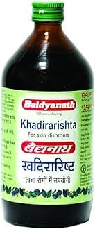 Baidyanath Khadirarishta | Ayurvedic Syrup for Skin Disorders | Blood Purifier, 450 ml - (Pack Of 2)
