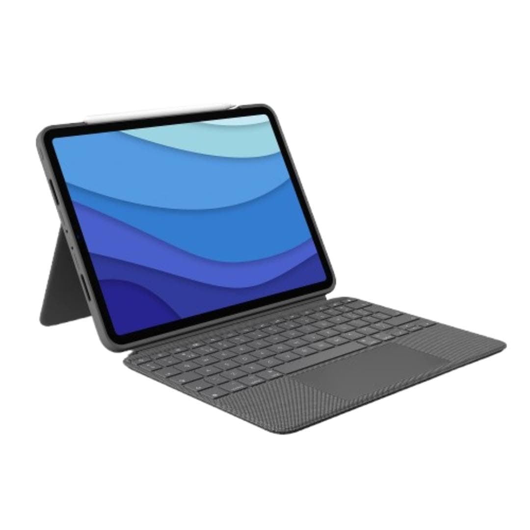Combo Touch iPad Pro 11-inch (1st, 2nd, 3rd, 4th gen - 2018, 2020, 2021, 2022) Keyboard Case - Detachable Backlit Keyboard, Click-Anywhere Trackpad - Oxford Gray; USA Layout