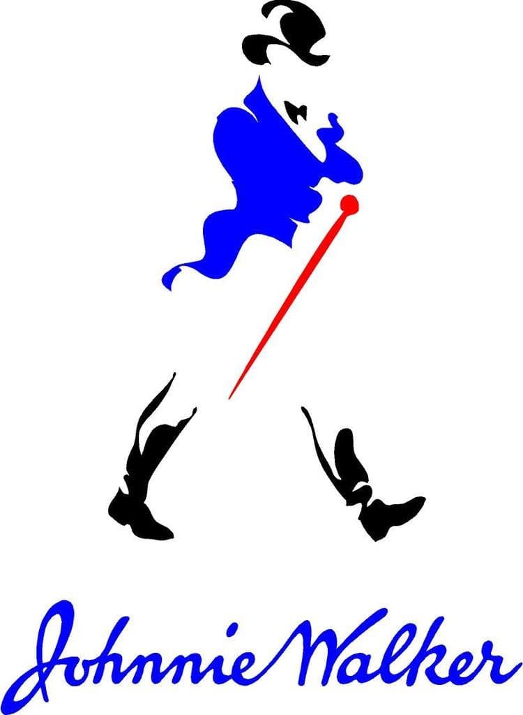 Indiashopers Johny Walker Sides Windows Car Sticker