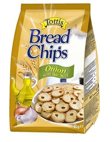 Tottis Quality Bread Chips, Onion, 8.8 Ounce (Pack of 12)