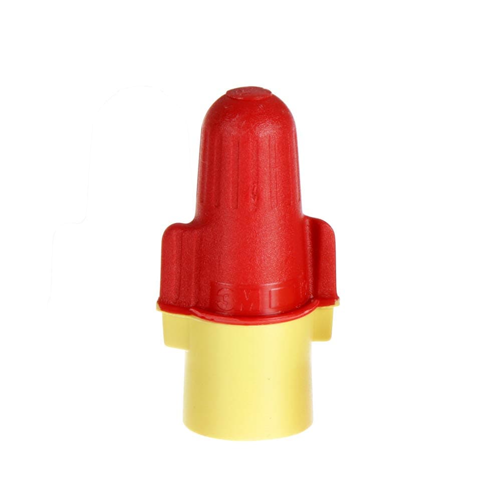 3M R/Y+ Performance Plus Wire Connector, Red with Yellow Skirt, 100 Per Box by 3M