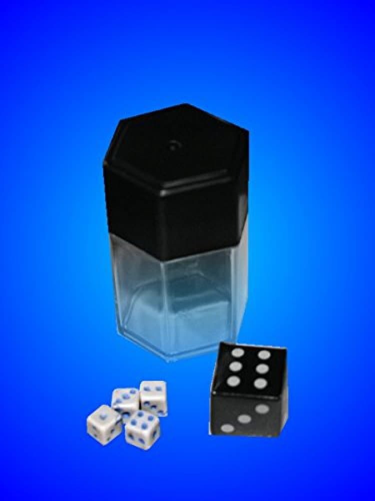 Jim Stott Magic 'My First Kit' for Kids, Tricks Set for Girls and Boys, Appearing Flower, Coloring Book, Mystery Box, Color Changing Handkerchiefs, Exploding Dice, and More