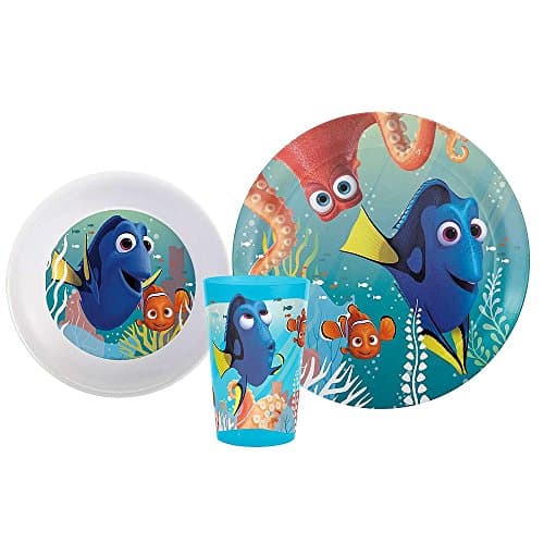 Finding Dory Dish Set Finding Dory Party Supplies Dish Cup Plate Set Finding Nemo Dory Movie Children's Meal Set by Spider-Man