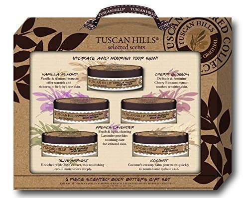 5 Piece Scented Body Butter Gift Set