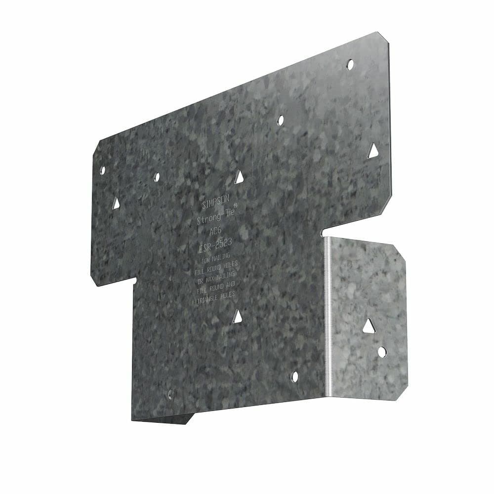 Simpson Strong Tie AC6RZ Simpson Strong-Tie 6x Rough Adjustable Post Cap