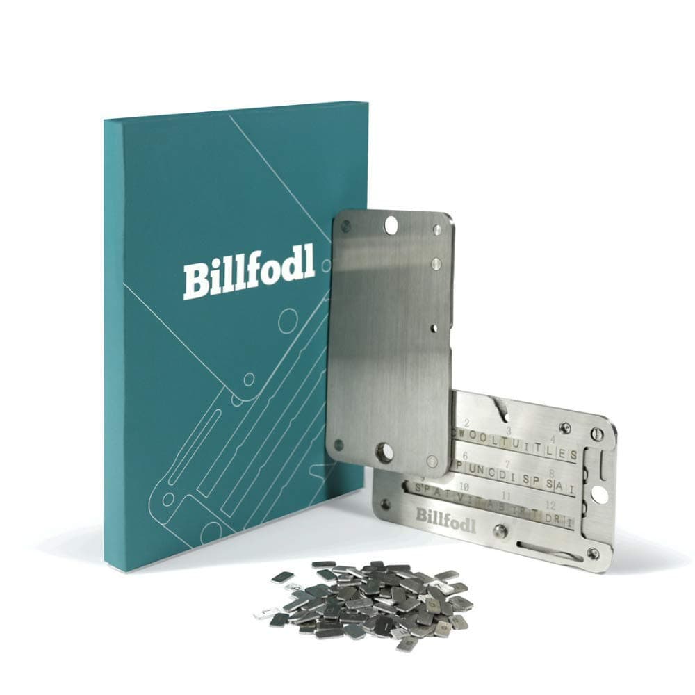Billfodl MNEMONIC Private Key cold storage wallet for cryptocurrency