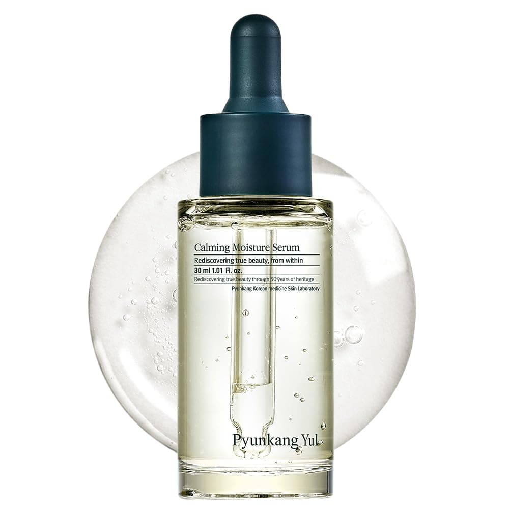 [PKY] Pyunkang Yul Calming Moisture Serum Instantly Soothes Sensitive Skin, Strenghtens Moisture Barrier with Ceramide, 2 types of Peptides, Vegan, Korean skincare (30ml)