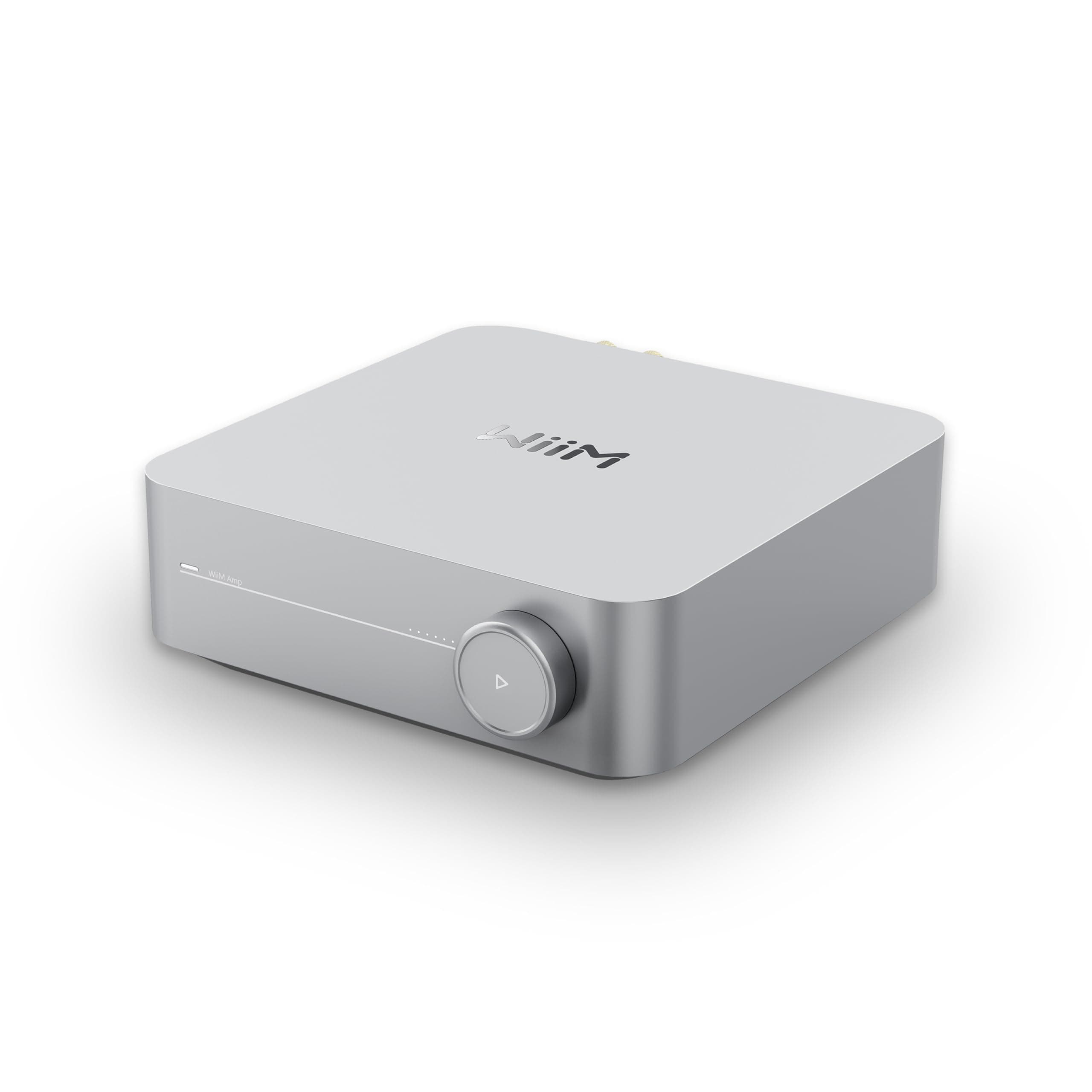 Amp: Multiroom Streaming Amplifier | Compatible with AirPlay, Google Cast, Alexa | HDMI, Voice Control | Stream from Spotify, Amazon Music, Tidal & More | Silver