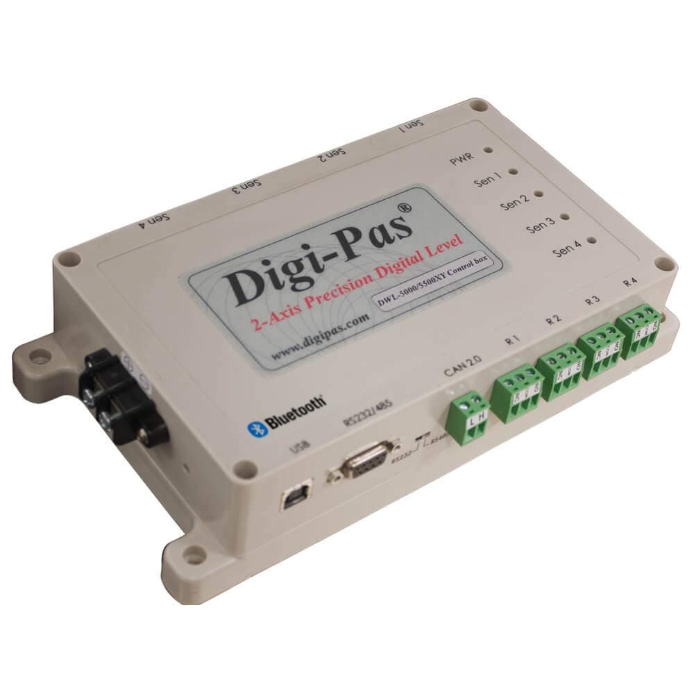 Digi-Pas DWL5000XY/5500XY Control Box for 2-AXIS HIGH-Precision Digital Inclination Sensor Module, Tilt Angle Sensor or Inclinometer