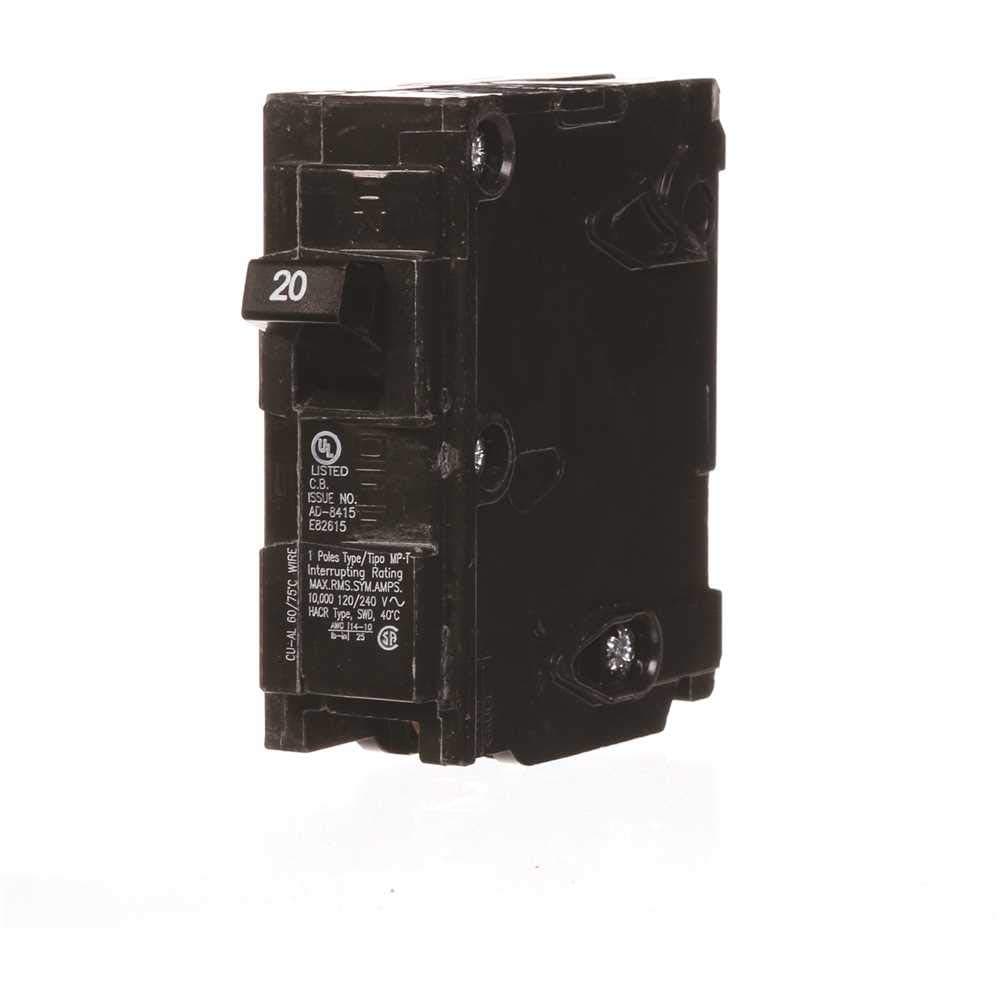 MURRAY MP120 20-Amp Single Pole Type MP-T Circuit Breaker