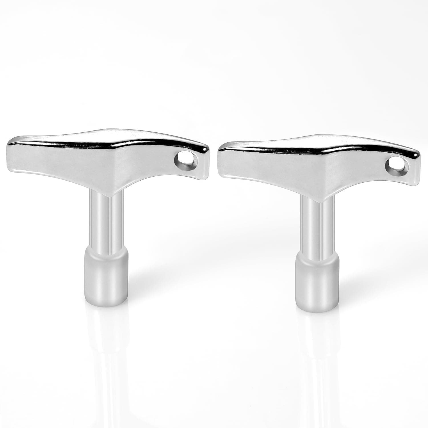 TERRIFI 2 Pcs Drum Tuner Key Set - Drum Wrenches, Accessories for Acoustic and Electronic Drums, Quadrilateral Drum Key Tool,for Acoustic and Electronic Drums