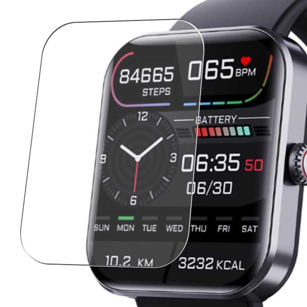 [3 Pack] Synvy Screen Protector Film, compatible with Tiomio HAMOMER BNGXR Yeegfey F57l 1.91" Smart Watch smartwatch Guard Skin [ Not Tempered Glass Protectors ]