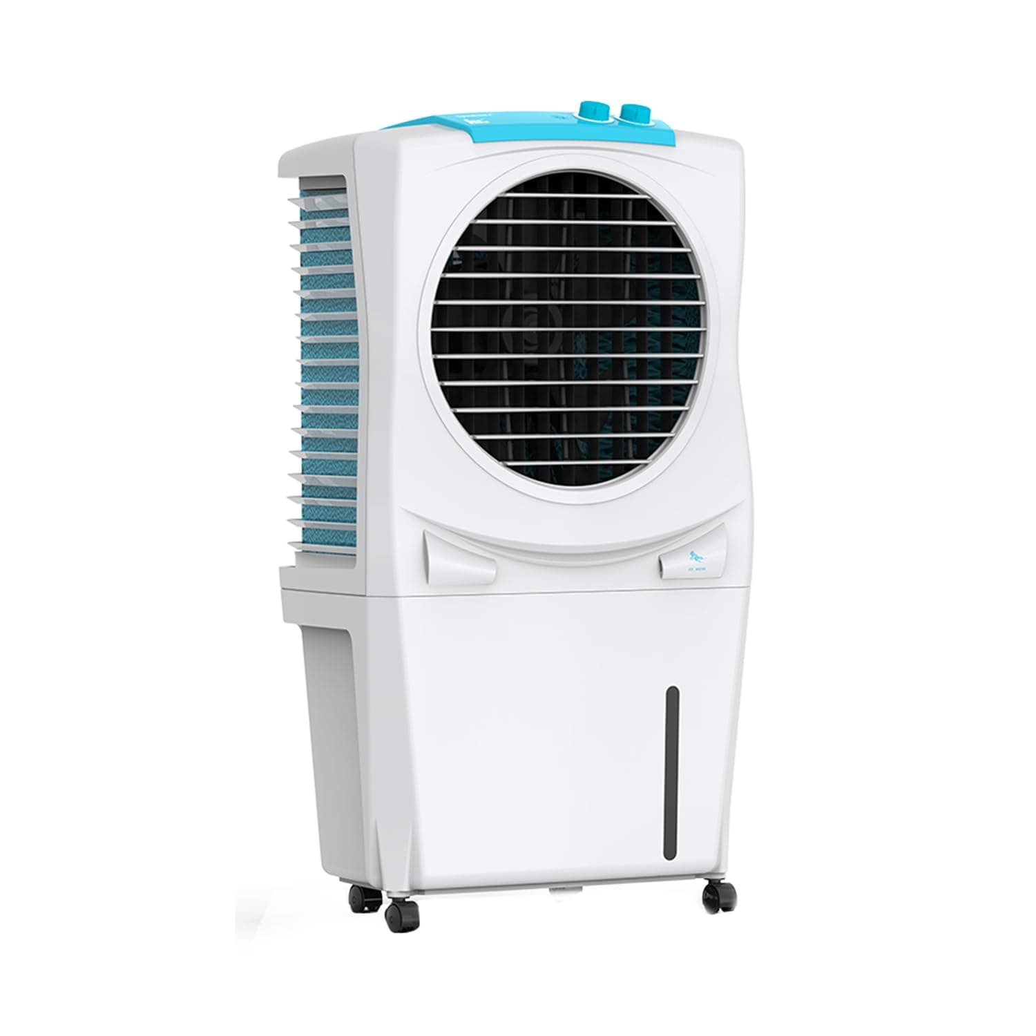 Ice Cube 27 Personal Air Cooler For Home with Powerful Fan, Honeycomb Pads, i-Pure Technology and Low Power Consumption (27L, White)