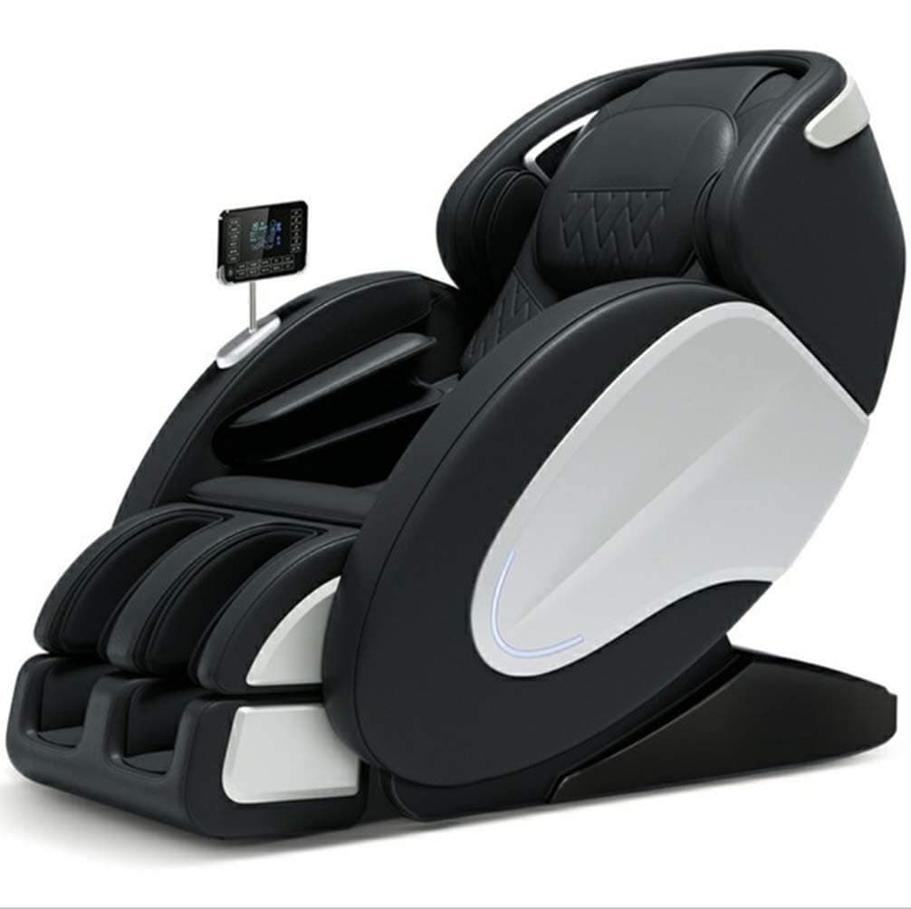 ZKHD 220V Zero-Gravity Space Capsule Massage Chair, SL Guide Rail Electric Manipulator Vibration, Full-Body Multifunctional 4D Deep Massage, Repel Fatigue,Black