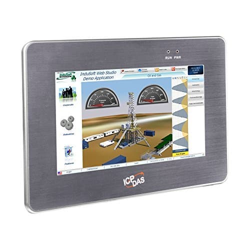 USA ICP-IWS-4201-CE7 InduSoft Based PAC with 10.4" LCD Touch Screen and Windows CE 7 Operating System. Supports Modbus, OPC, TCP/IP Client/Server.