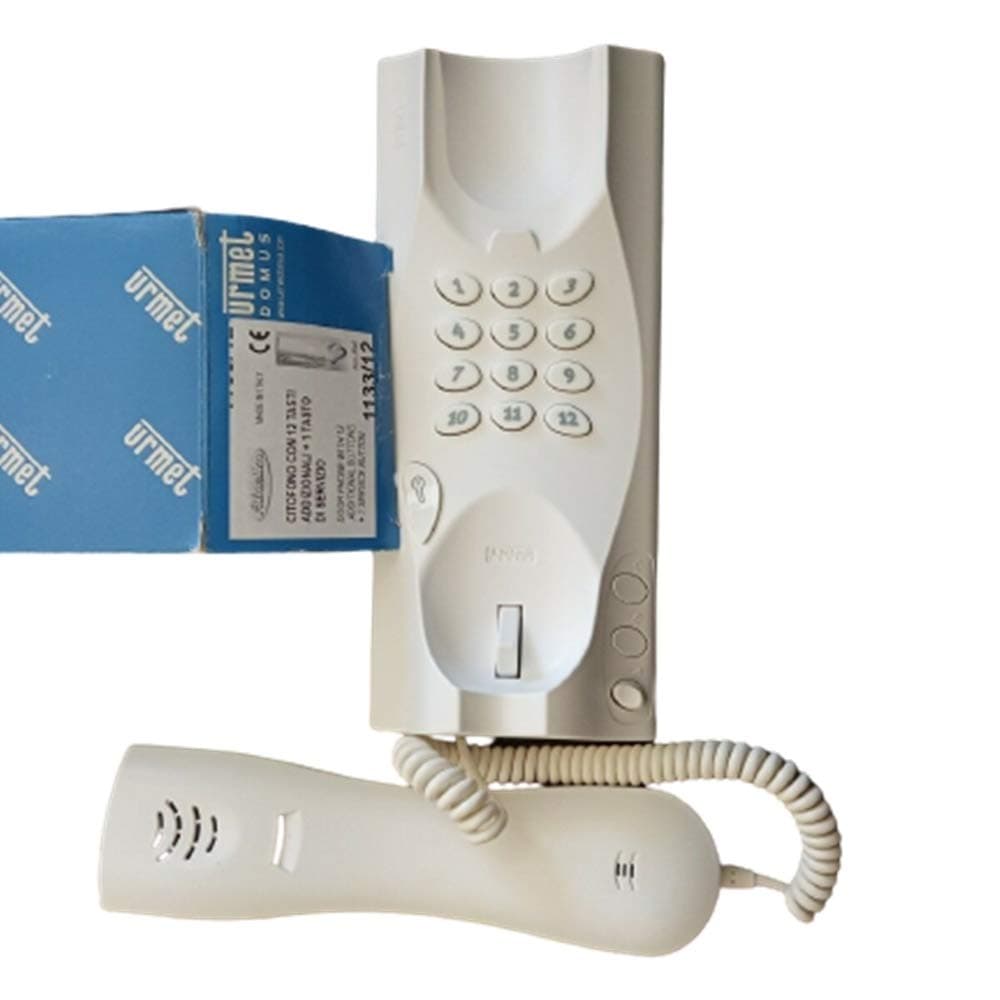 ELECTRONIC INTERCOM CORNETTA WITH 12 KEYS ATLANTICO - URMET 1133/12