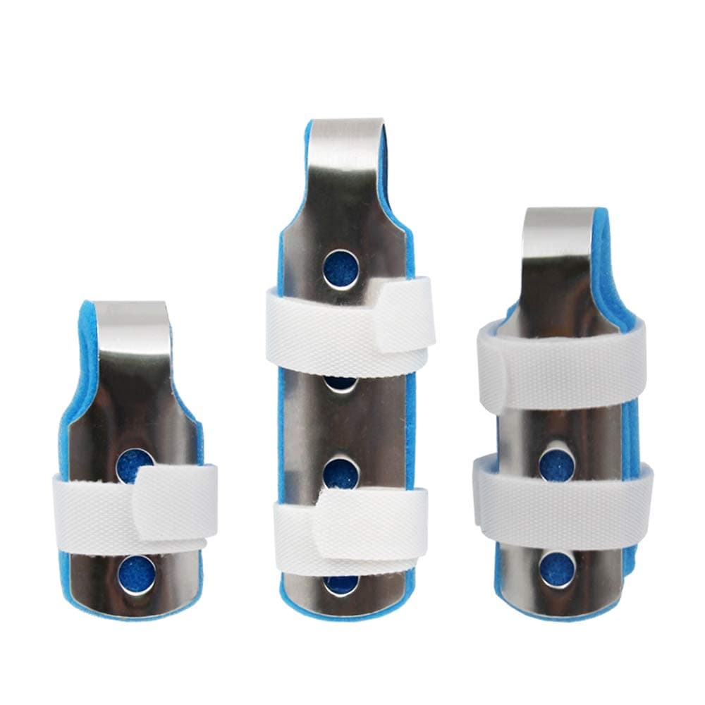 XHIVAR Finger Splint Support for Trigger Mallet Broken Arthritis Fingers Protector straightening immobilizer 3-Size Pack