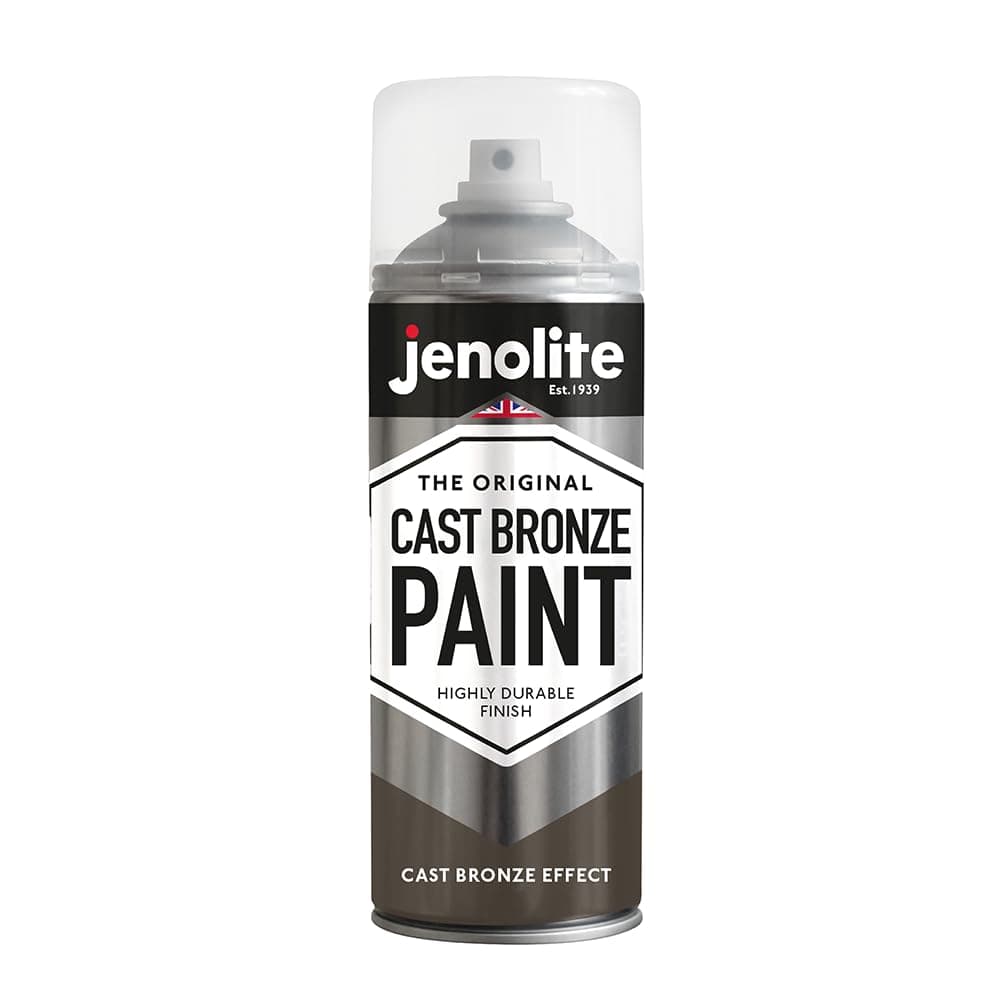 Cast Effect Spray Paint | BRONZE | Creates Look and Feel of Real Cast Bronze on Most Surfaces | 400ml (13.5fl oz)
