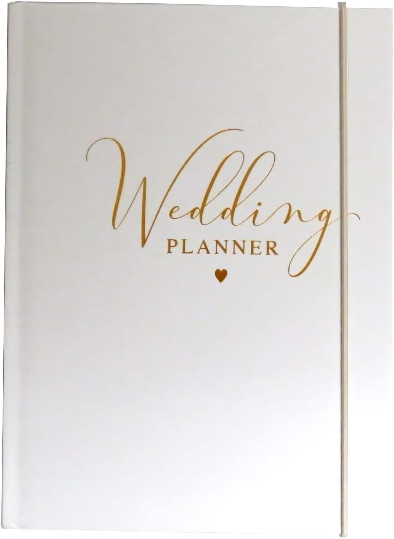 Design By Violet Ultimate Wedding Planner Book – A5 Size (5.8” x 8.3”) – Comprehensive Wedding Planning Organiser – White Planner Notebook with Budget Tracker, Guest List, Venue & Honeymoon Planning