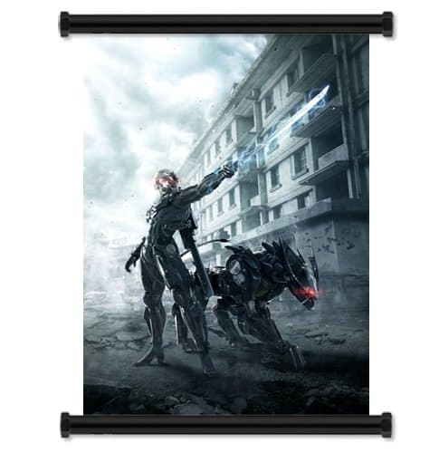 Metal Gear Solid Rising Revengeance Game Fabric Wall Scroll Poster (32 x 48) Inches
