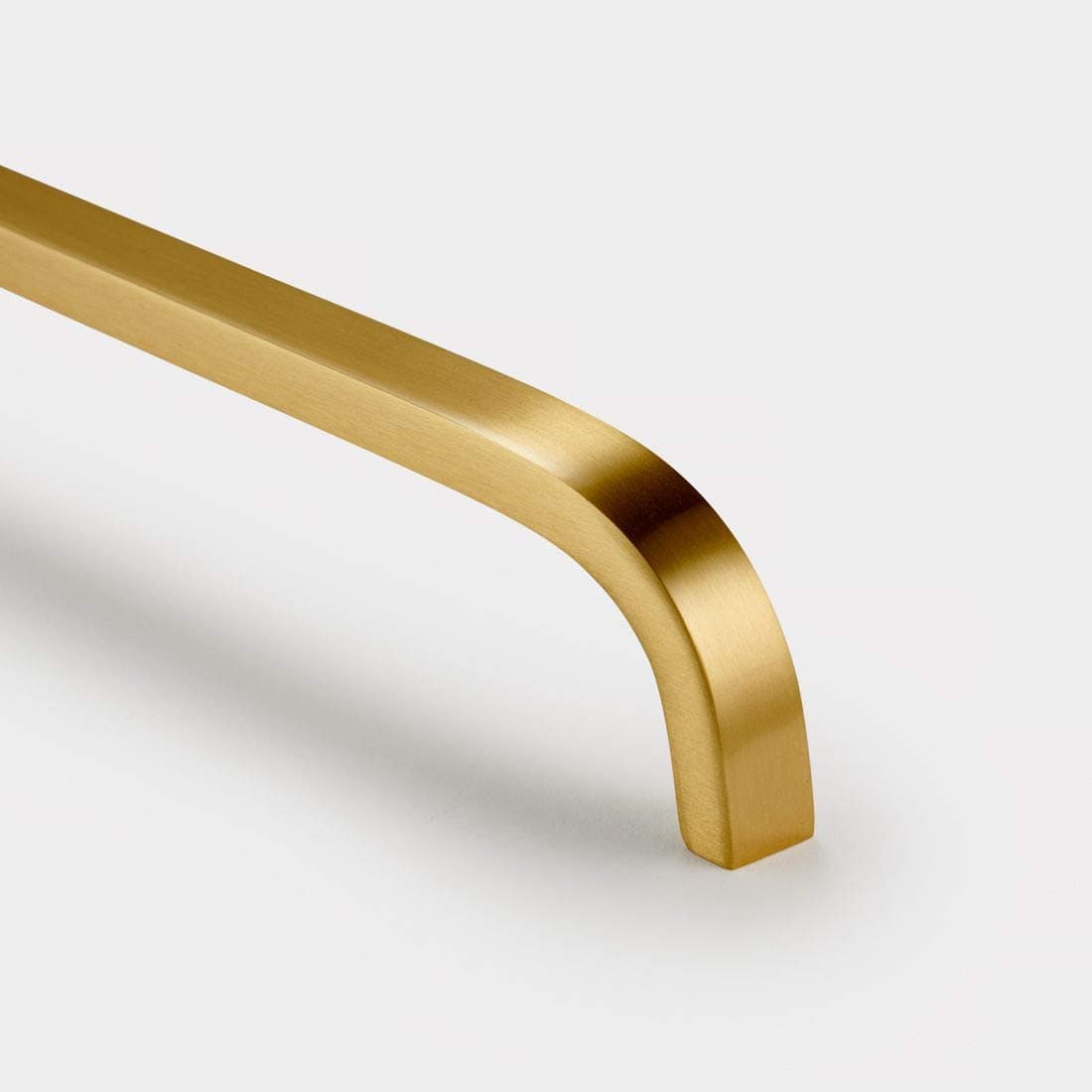 Solid Brass Bar Handles | by Pushka Home | Modern Brushed Gold Finish | for Cabinets, Cupboards, Wardrobes, Doors, Drawers – Large