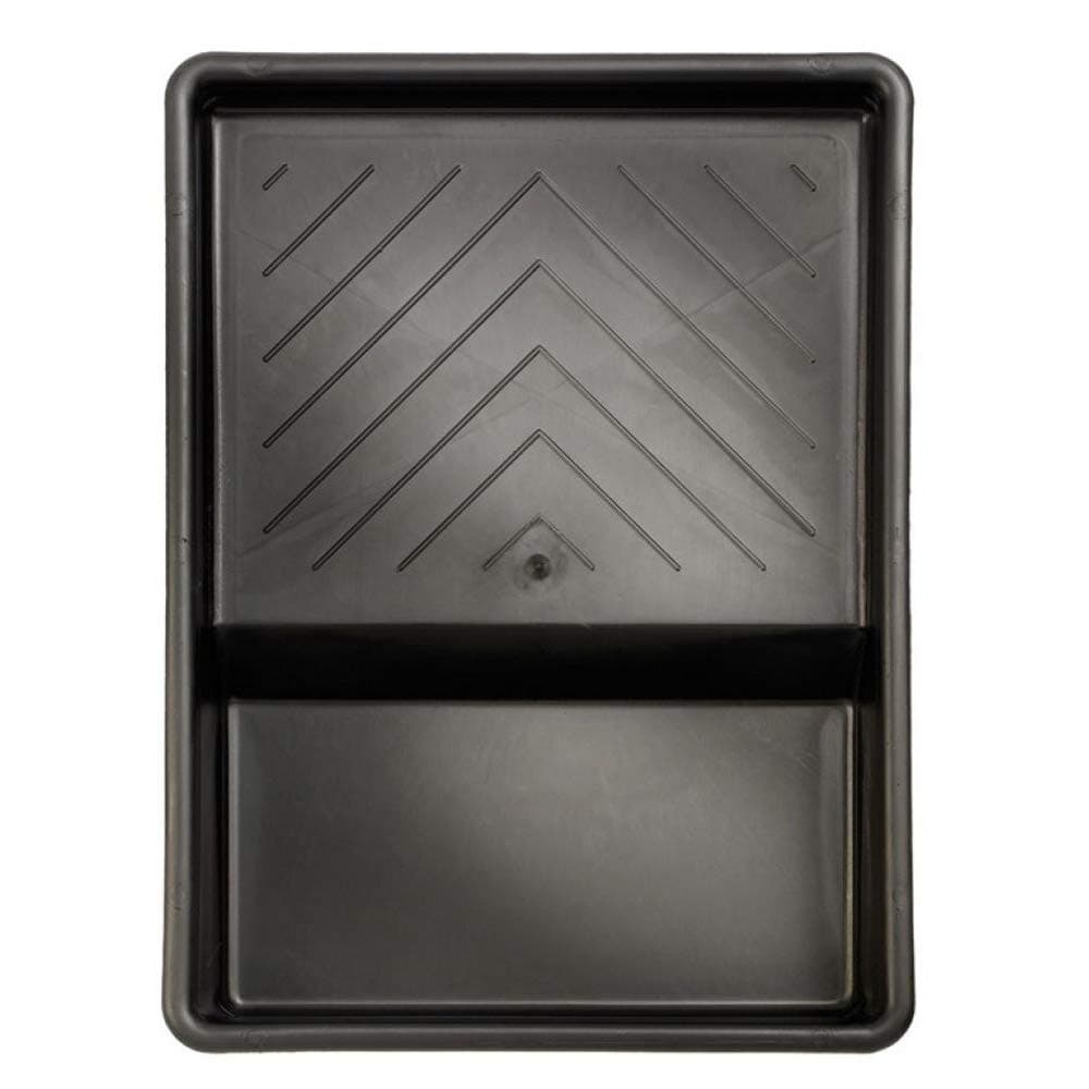 essentials paint roller tray, 9-inch size, black