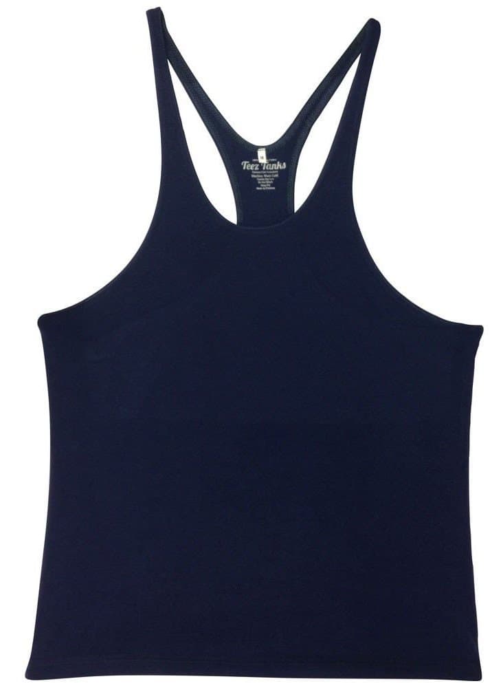 Cotton Stringer Workout Tank Top by Teez Tankz