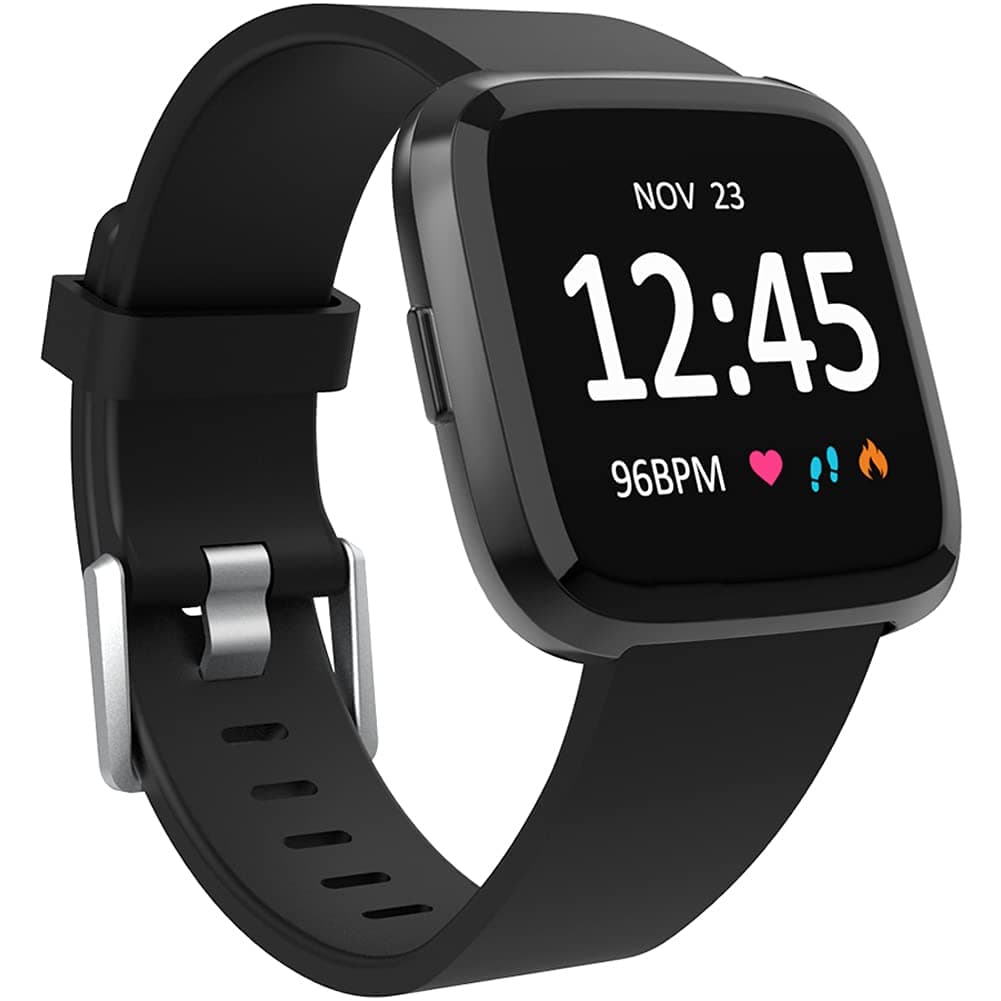 Sport Bands Compatible with Fitbit Versa 2 Band/Fitbit Versa/Versa Lite, Classic Soft Silicone Replacement Wristbands for Versa 2 Smart Watch Women Men