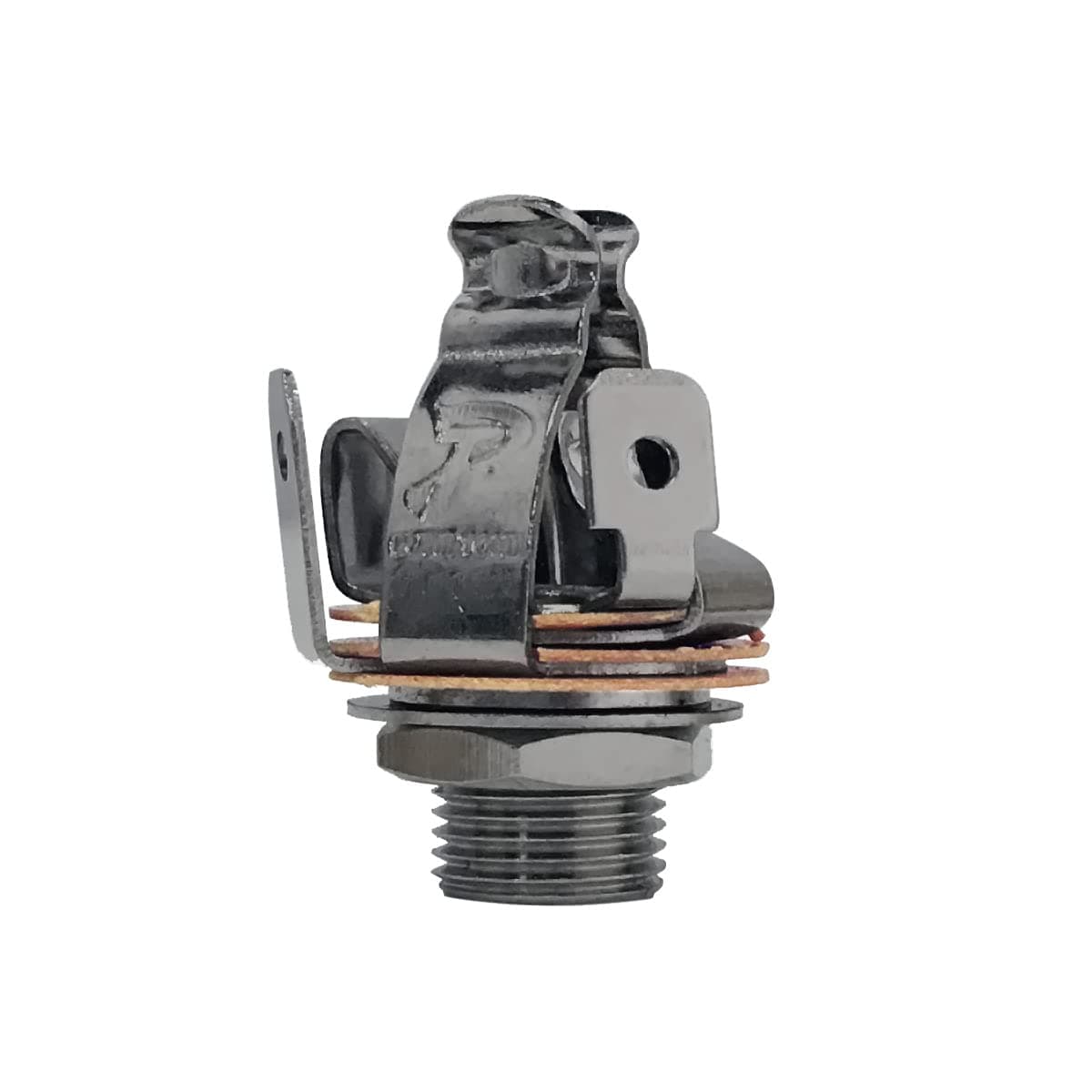 Pure Tone Technologies Multi-Contact 1/4 inch Stereo Output Jack | Black Nickel | Dual Tension Grounds & Dual Positive Tips for Optimal Signal, & Lowest Possible Noise