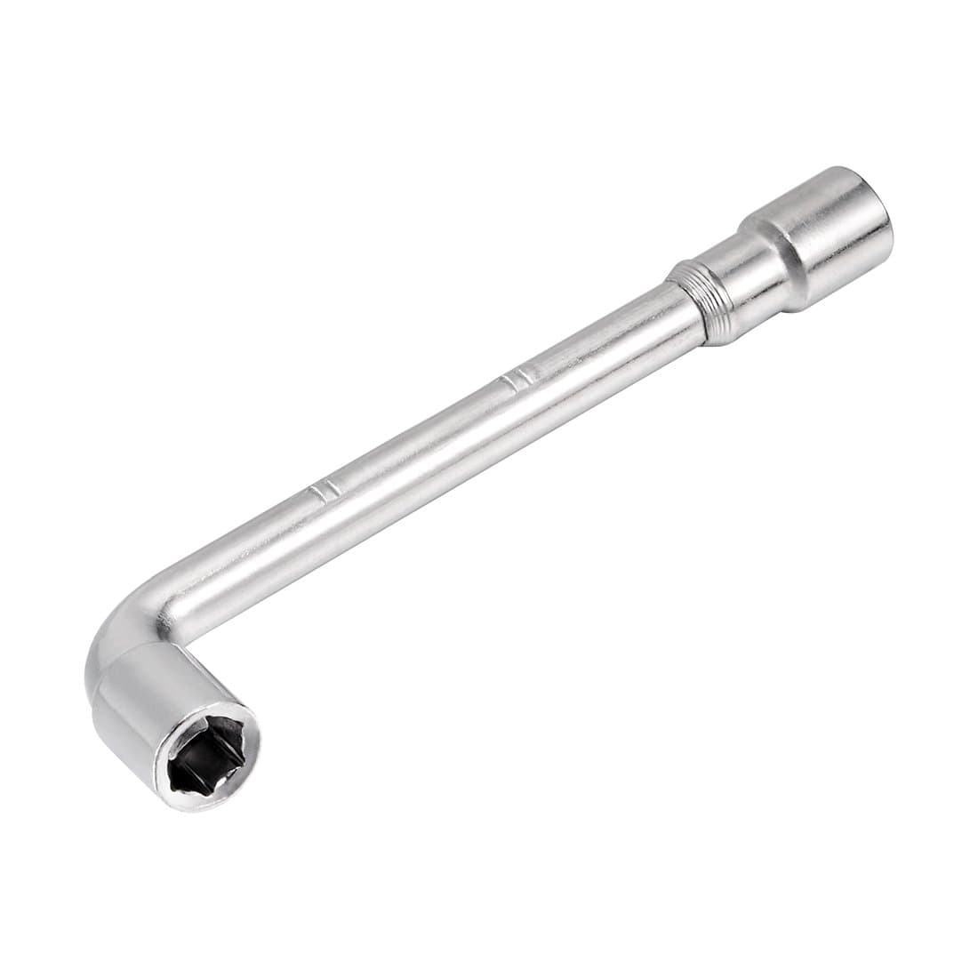 uxcell 11mm Metric L Shaped Angled Open Hex 6 point Socket Wrench